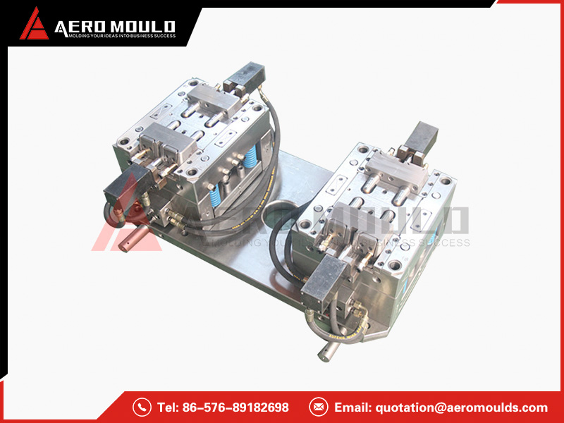 Double color pipe fitting mould